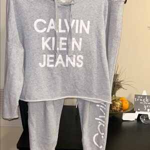 Calvin Klein Light Gray Lounge Set